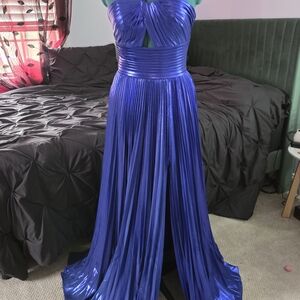 Elegant Blue Prom Dress
